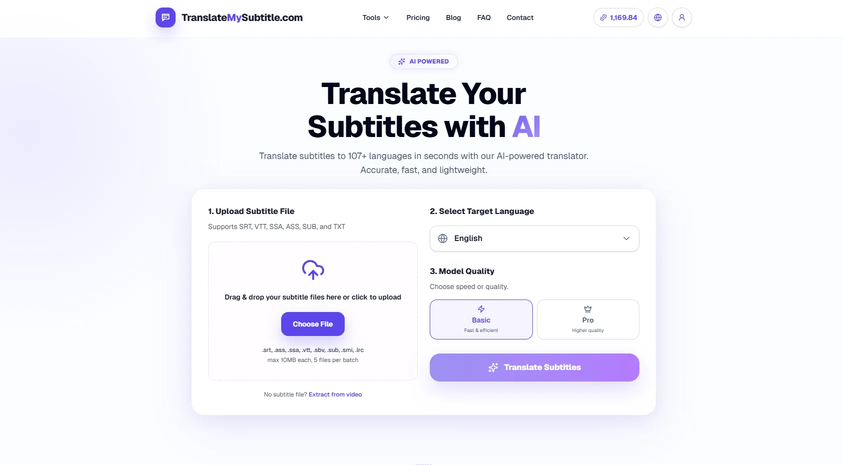 TranslateMySubtitle
